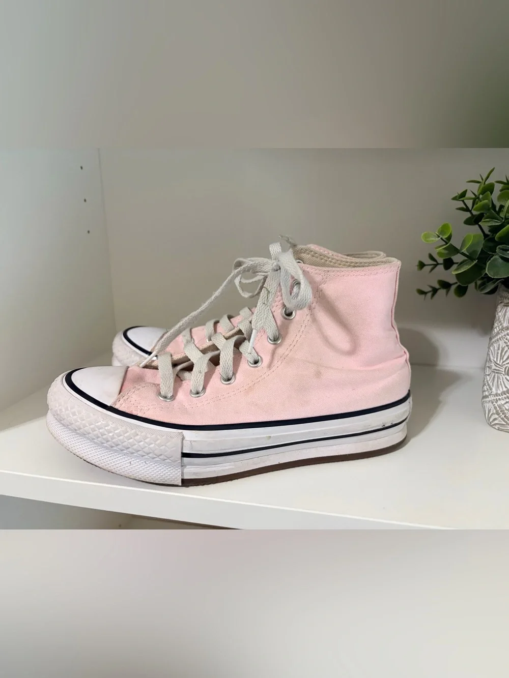 Converse Kids Pink High Top Sneakers